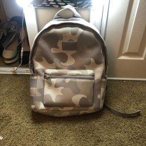Dagne and Dover Large Dakota Gray Camo Backpack